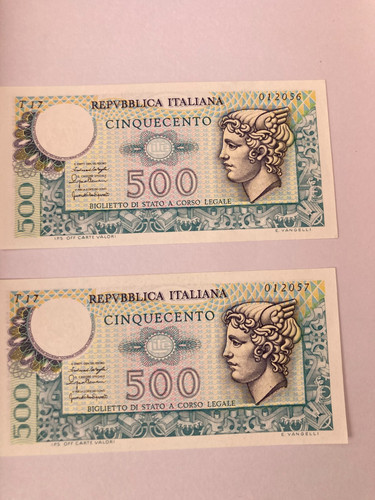 Repubblica italiana 500 lire - -,