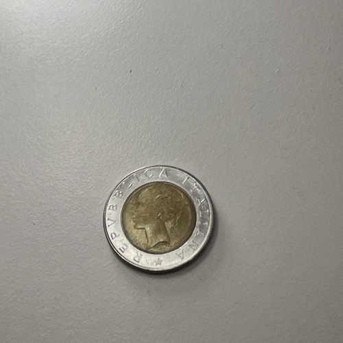 Moneta 500 lire bimetallica - lire,