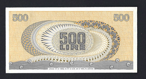 Repubblica italiana 500 lire - repubblica,