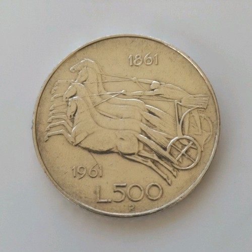 Italia 500 lire quadriga - italia,