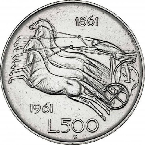 500 lire argento - 500,