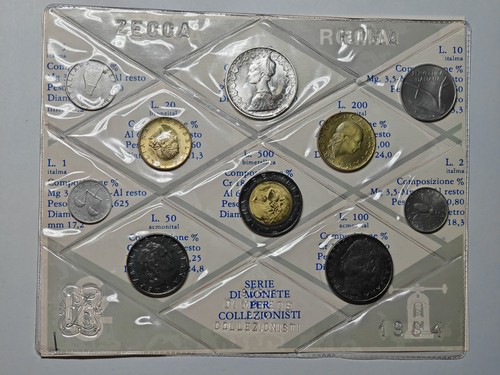 Divisionale 1984 500 lire - divisionale,