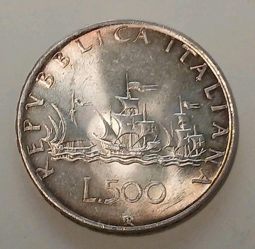 Repubblica italiana moneta 500 - moneta,