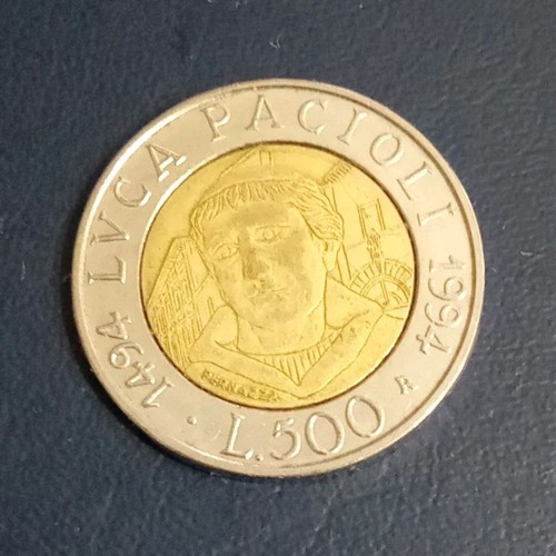Moneta repubblica italiana 500 - moneta,