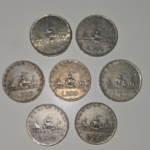 Lotto monete 500 lire - 7,