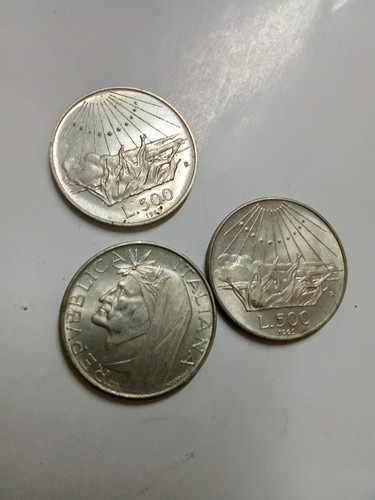 Lotto monete 500 lire - 500,