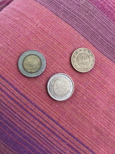 Italian coins euro - 3, 500