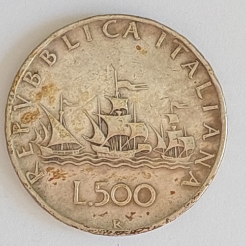 Repubblica italiana 500 lire - italiana,