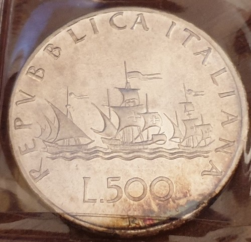 Repubblica italiana moneta 500 - italiana,