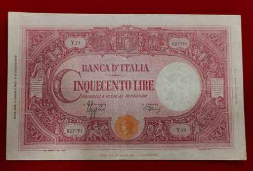 500 lire grande - 500, "c"