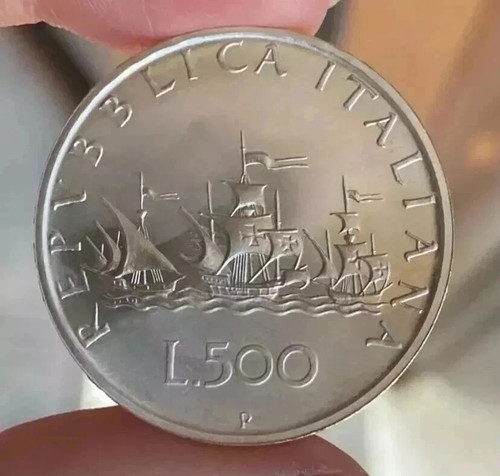 Repubblica italiana 500 lire - italiana,