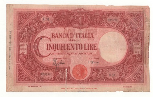 500 lire grande - , )