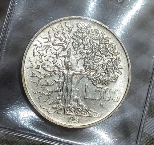 Flora fauna 500 lire 1991 - fauna,