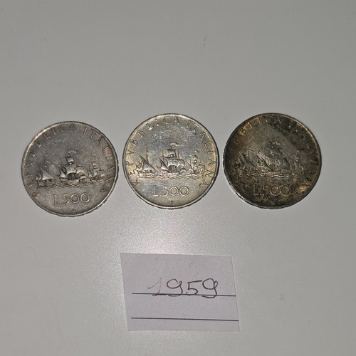 Lotto monete 500 lire - 3,