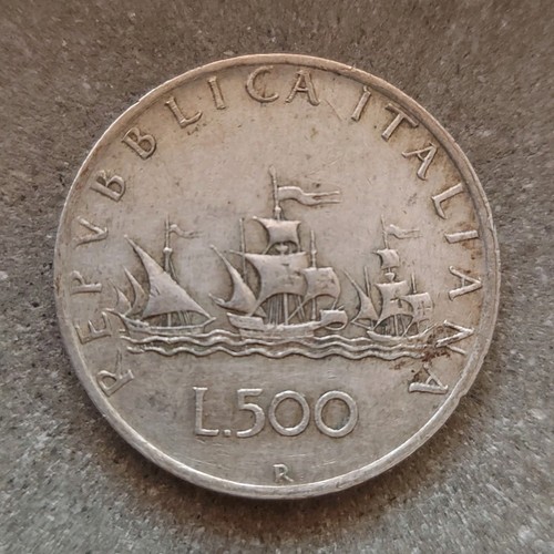 Repubblica italiana moneta - italiana, 500