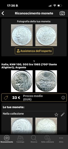 Italia 500 lire dante - 500,
