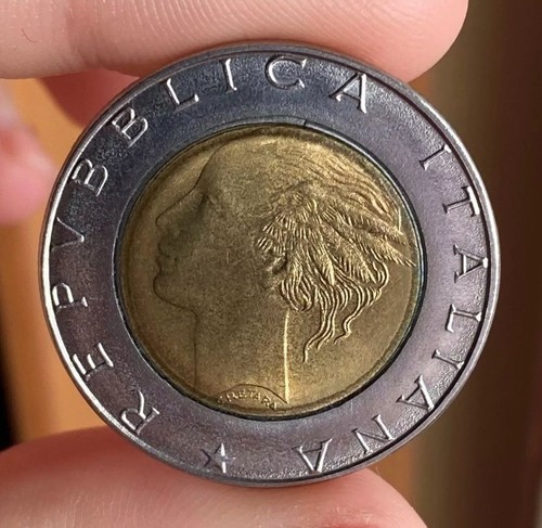 Repubblica italiana 500 lire - italiana,