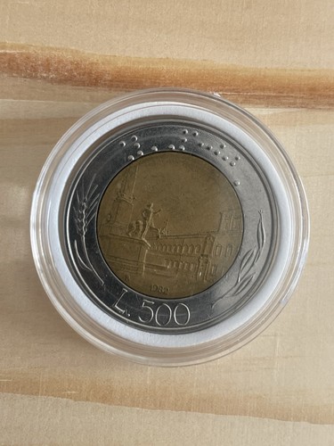 500 lire bimetallica 1982 - 500,