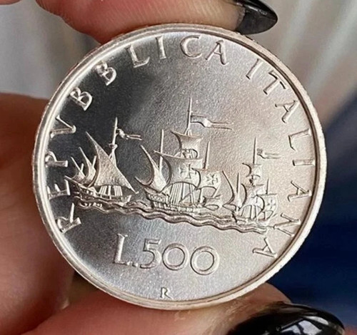 Repubblica italiana 500 - italiana, lire