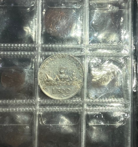 Moneta 500 lire - moneta,