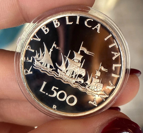 Repubblica italiana 500 - 500, lire